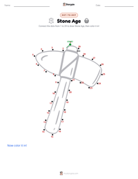 Stone Age printable worksheet preview