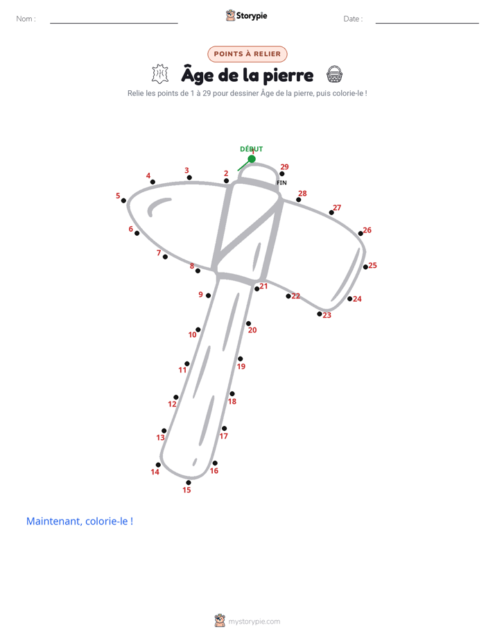 Relie les points