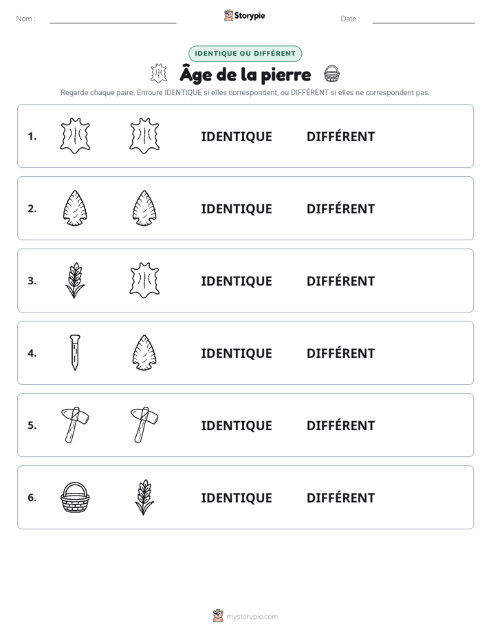 Identique ou Différent