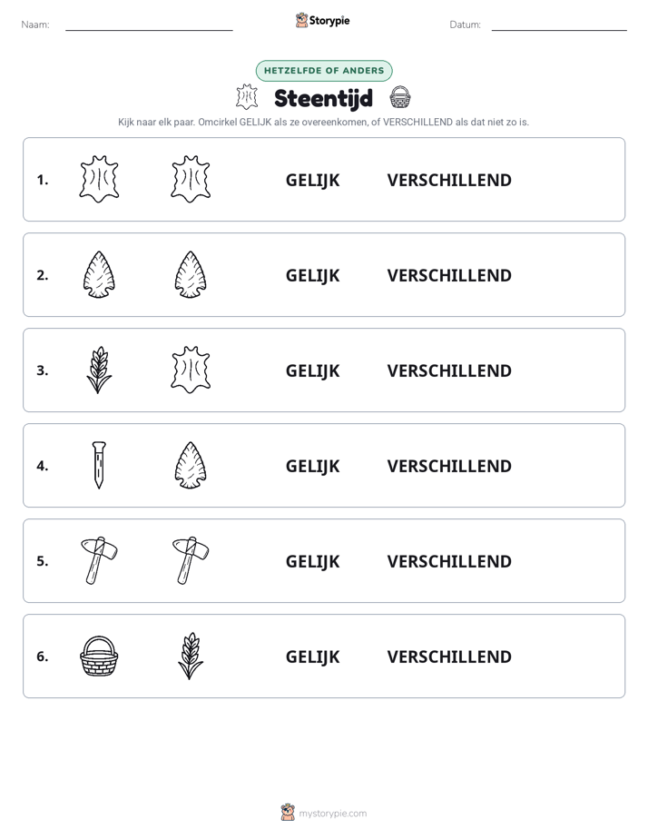 Zelfde of Verschillend