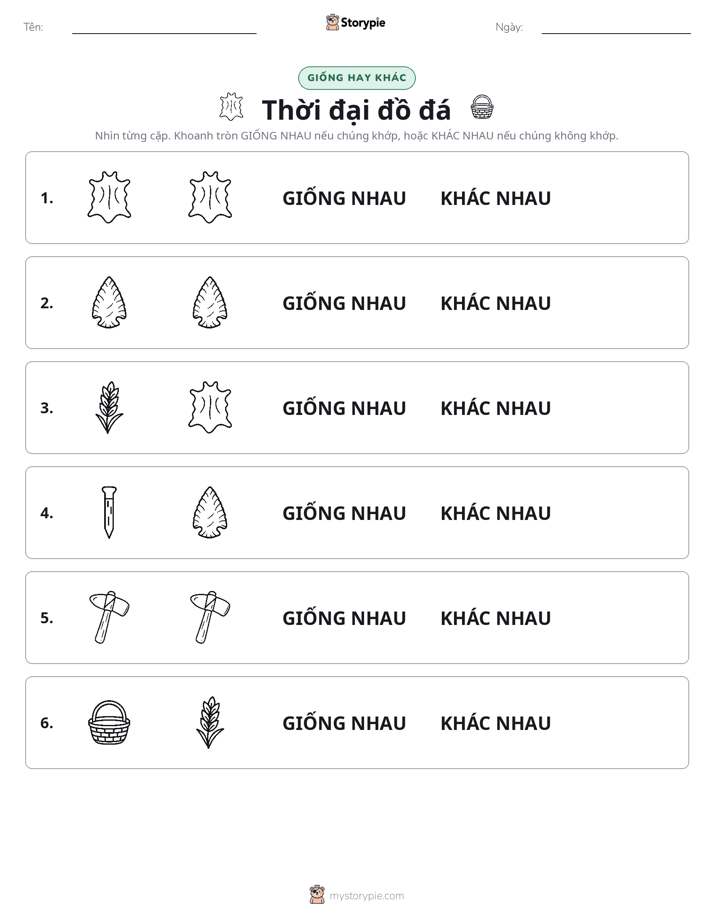Giống Hay Khác