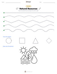 Natural Resources printable worksheet preview
