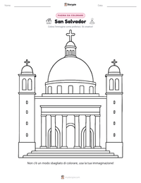 Anteprima della scheda stampabile di San Salvador