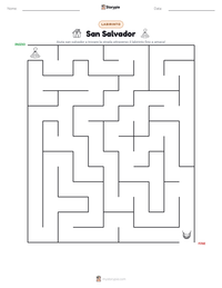 Anteprima della scheda stampabile di San Salvador