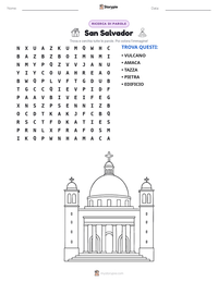 Anteprima della scheda stampabile di San Salvador
