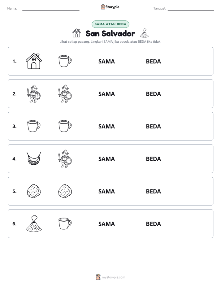 Sama atau Berbeda