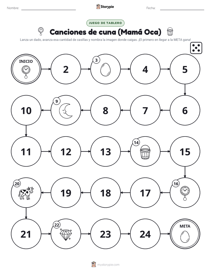 Juego de Rueda y Avanza