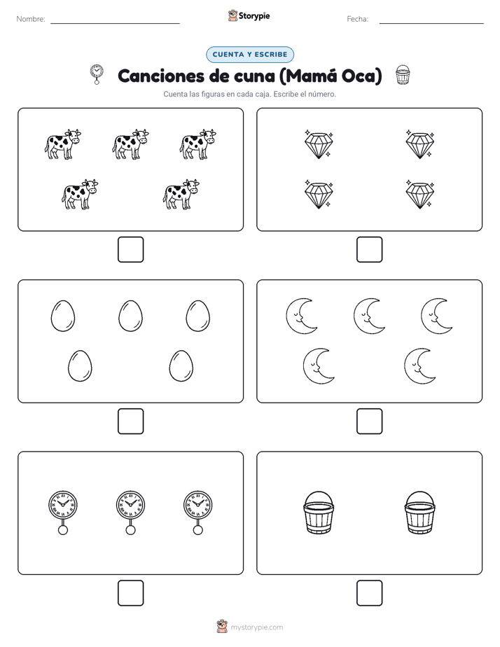 Cuenta y Escribe