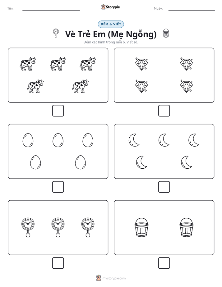Đếm & Viết