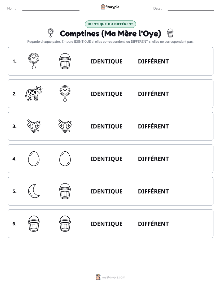 Identique ou Différent