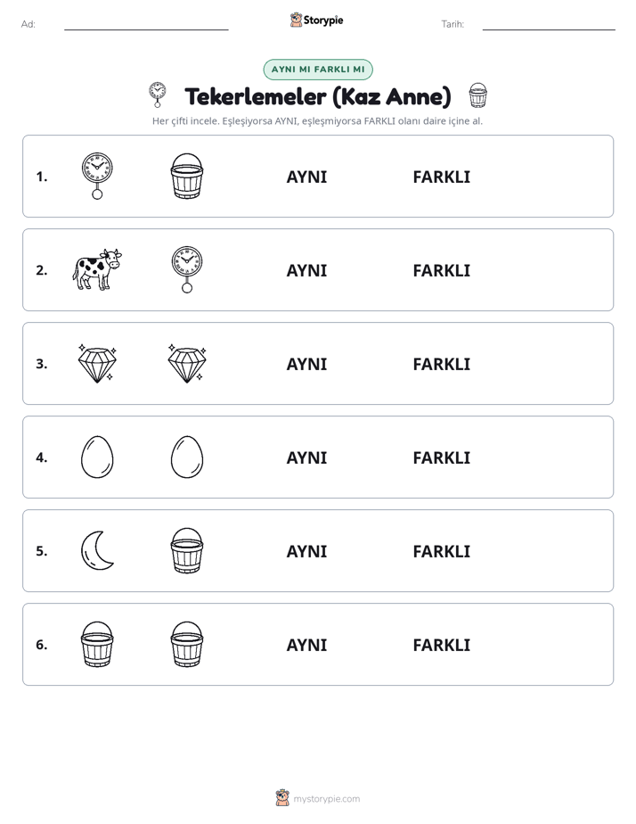 Aynı mı Farklı mı