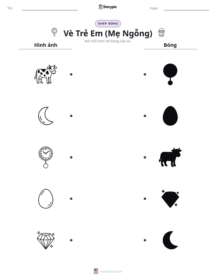 Ghép Hình Bóng