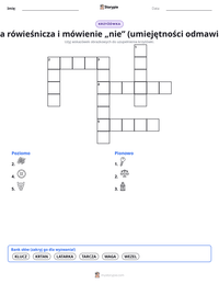 Podgląd drukowalnego arkusza ćwiczeń Presja rówieśnicza i mówienie „nie” (umiejętności odmawiania)