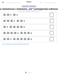 Podgląd drukowalnego arkusza ćwiczeń Presja rówieśnicza i mówienie „nie” (umiejętności odmawiania)