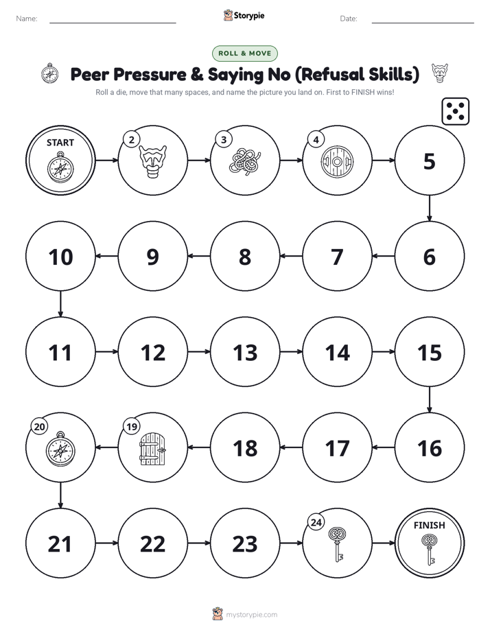 Roll & Move Game