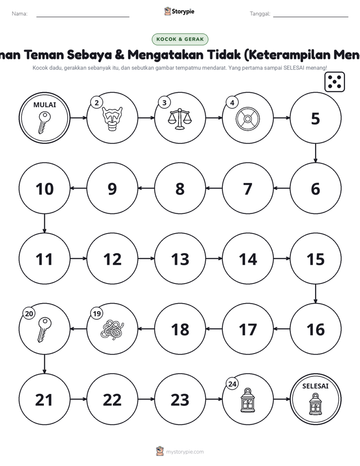 Permainan Gulung & Pindah
