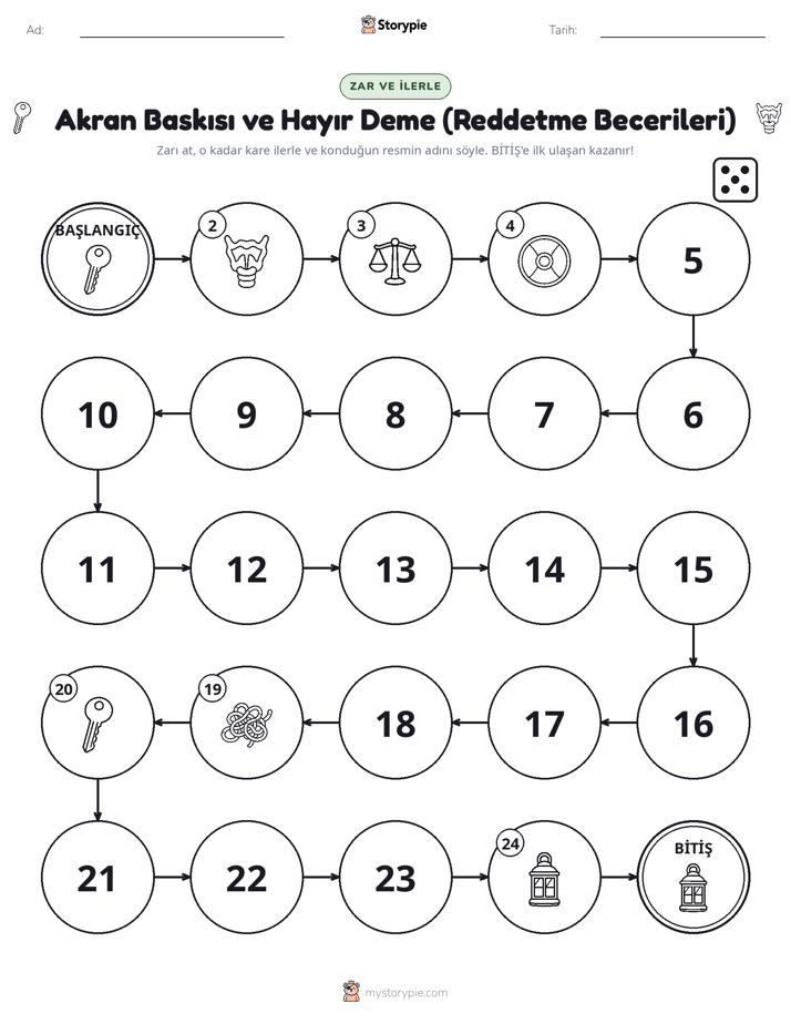 Yuvarla & Hareket Et Oyunu
