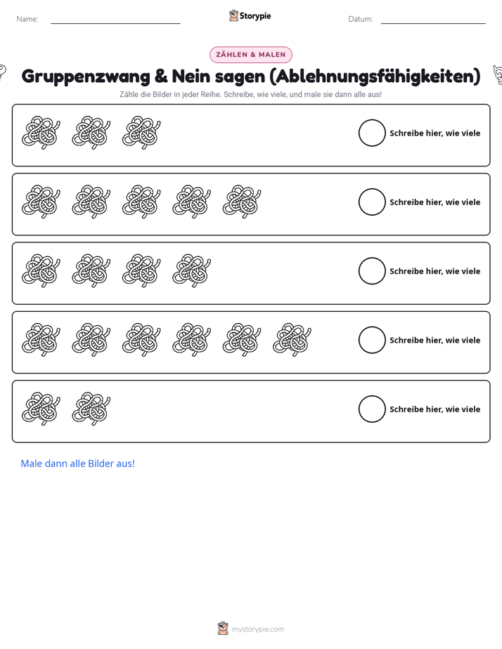 Zählen & Ausmalen