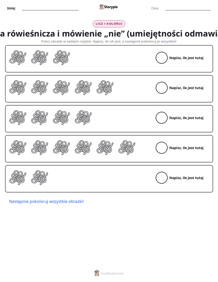 Liczenie i Kolorowanie