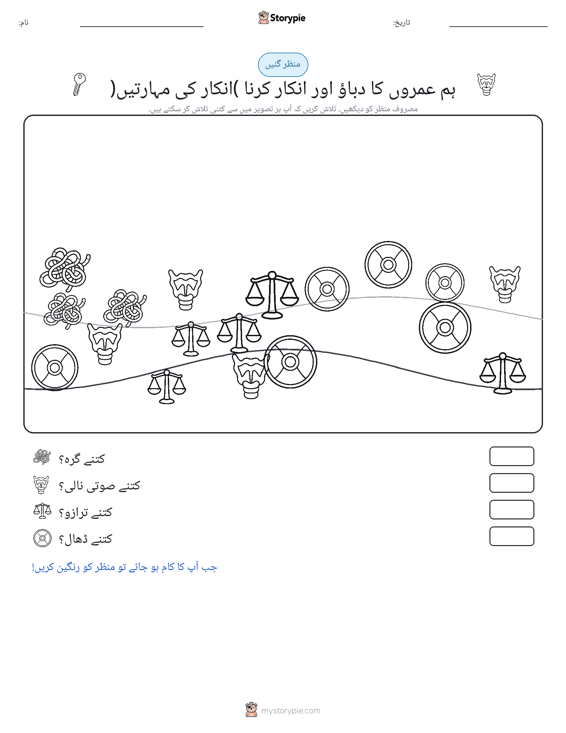 گنتی کا منظر