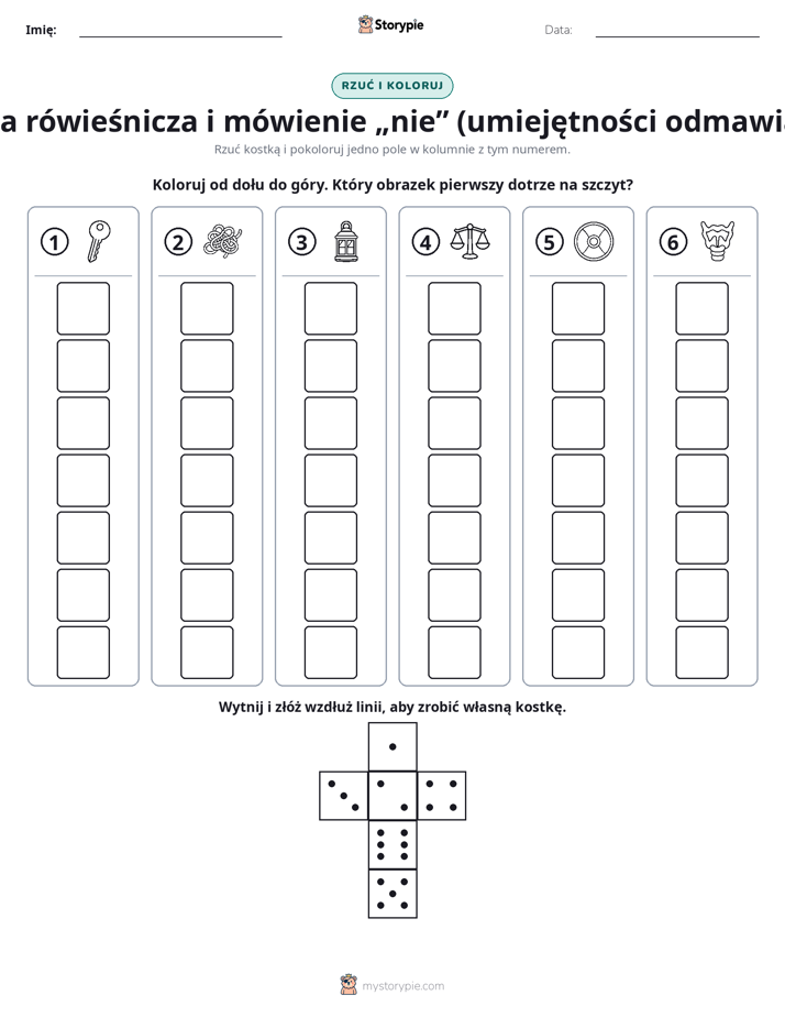 Rzuć i koloruj