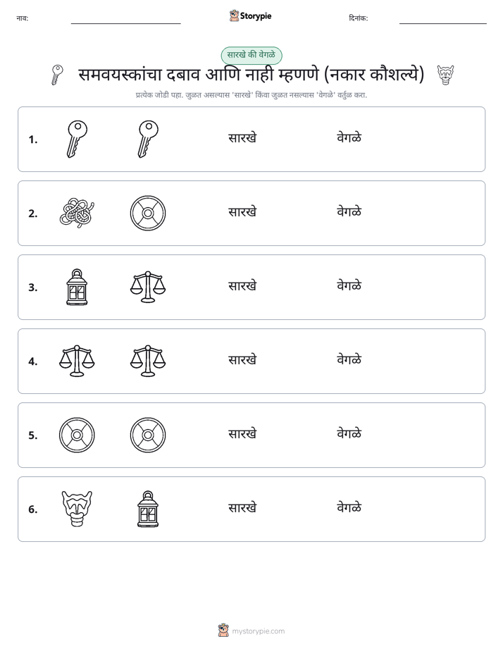 समान की भिन्न