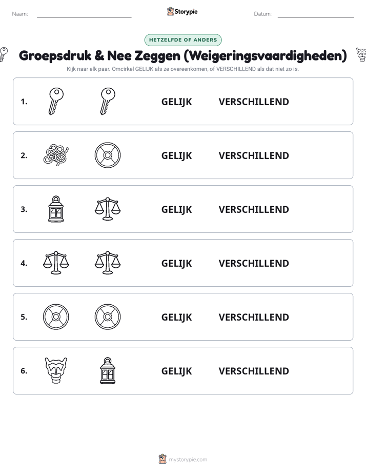 Zelfde of Verschillend