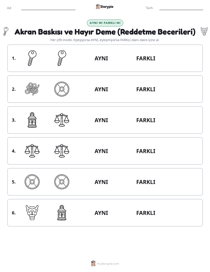 Aynı mı Farklı mı