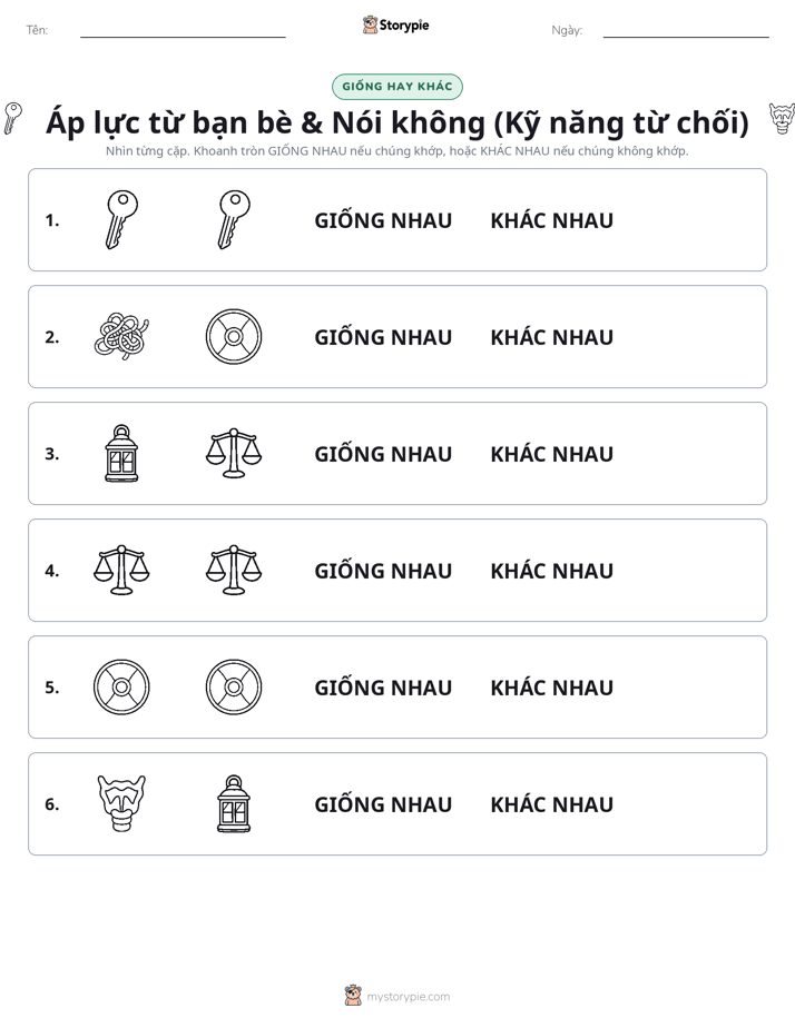 Giống Hay Khác