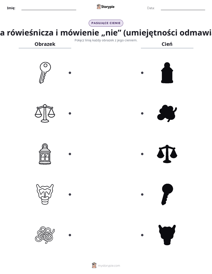 Dopasowanie cieni
