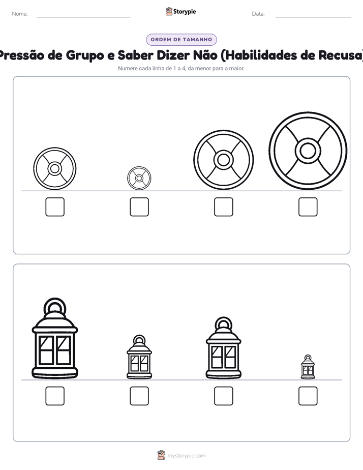 Ordem de Tamanho