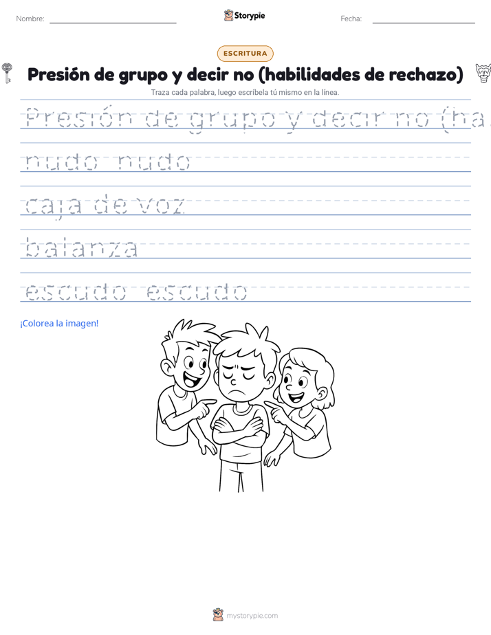 Práctica de Escritura