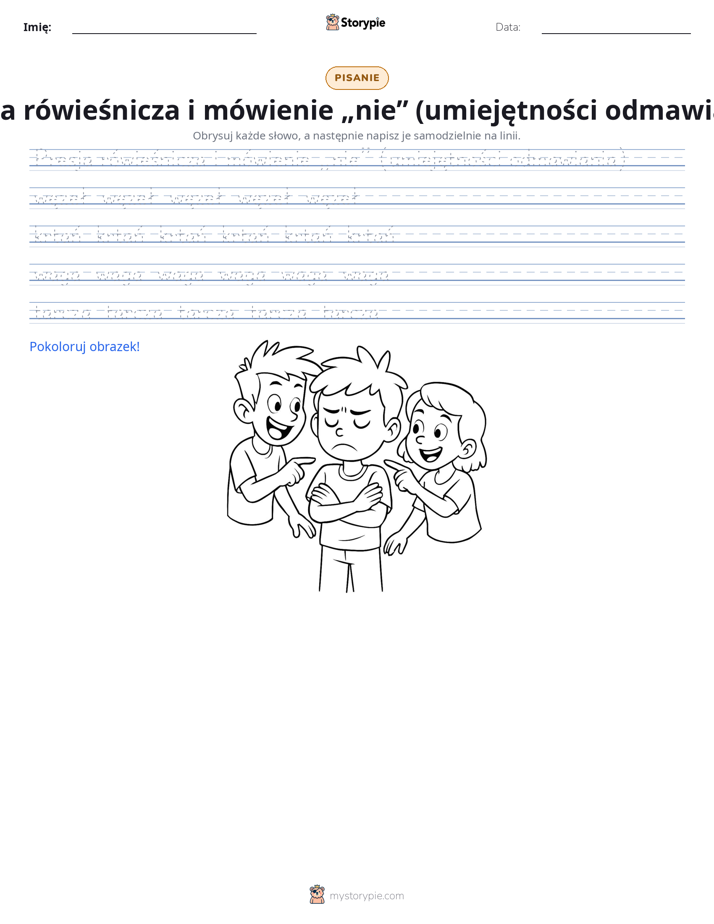Ćwiczenie Pisania