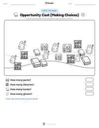 Opportunity Cost (Making Choices) printable worksheet preview