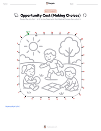 Opportunity Cost (Making Choices) printable worksheet preview