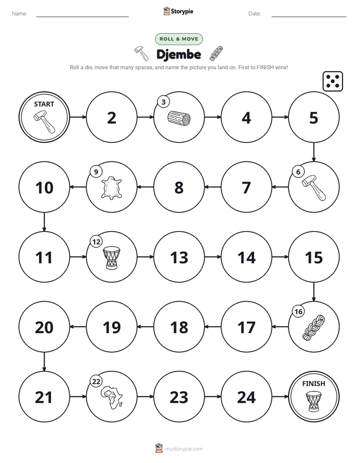 Roll & Move Game