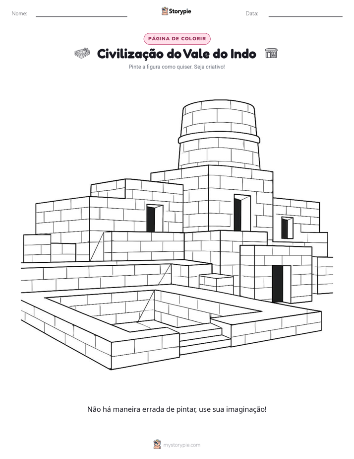 Página para colorir