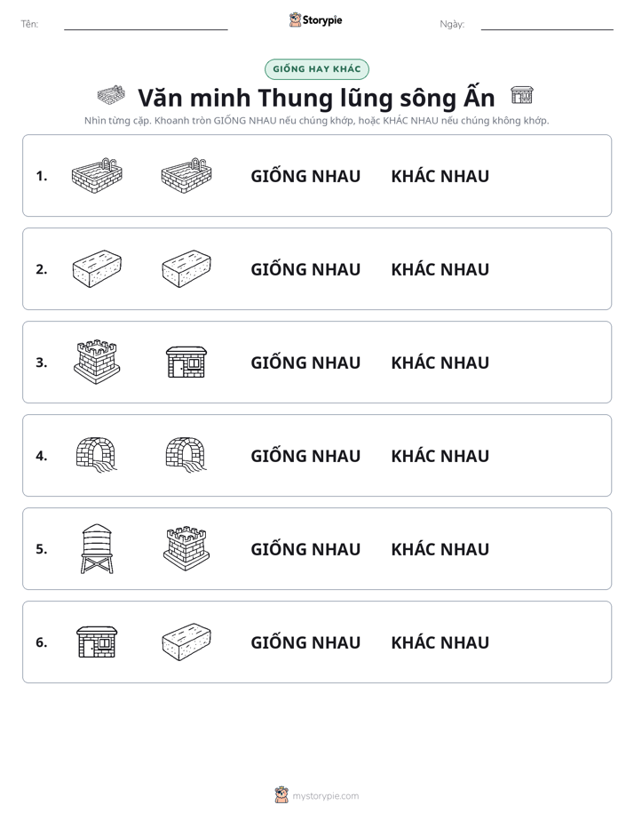 Giống Hay Khác