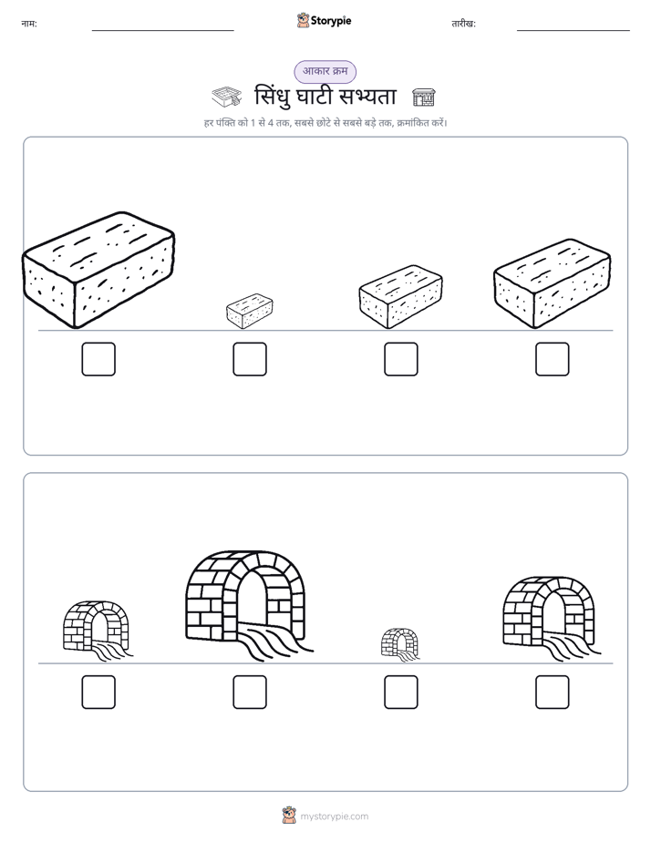 आकार क्रम