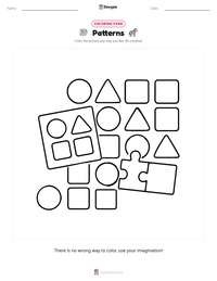Patterns printable worksheet preview