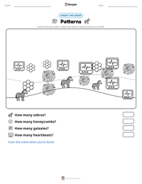 Patterns printable worksheet preview