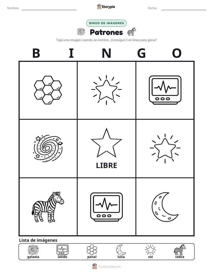Bingo de Imágenes