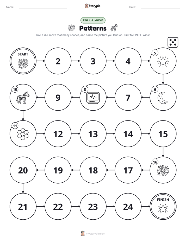 Roll & Move Game