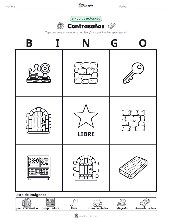 Bingo de Imágenes