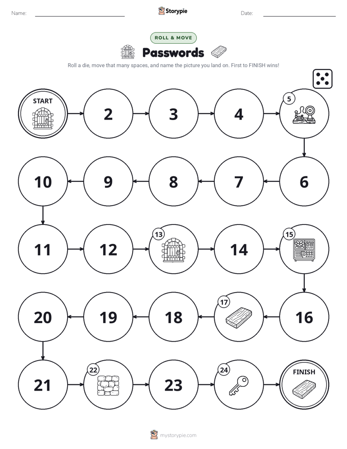 Roll & Move Game