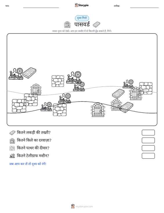 गिनती दृश्य