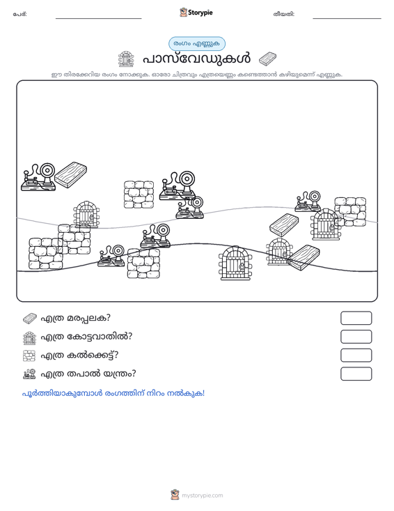 എണ്ണുന്ന ദൃശ്യങ്ങൾ