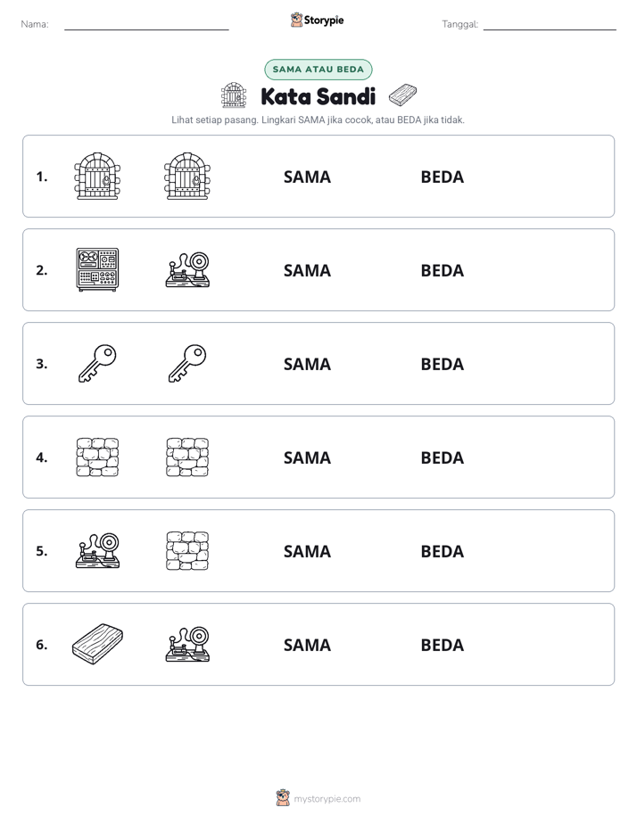 Sama atau Berbeda