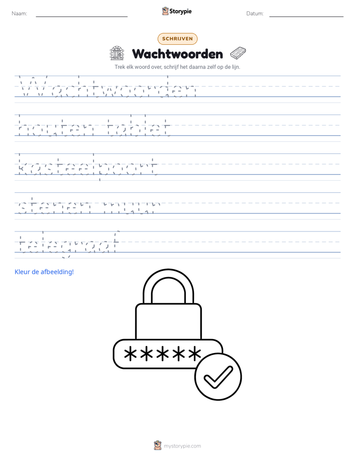 Schrijf Oefening