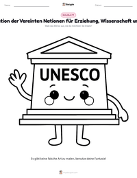 Organisation der Vereinten Nationen für Erziehung, Wissenschaft und Kultur druckbare Arbeitsblatt Vorschau